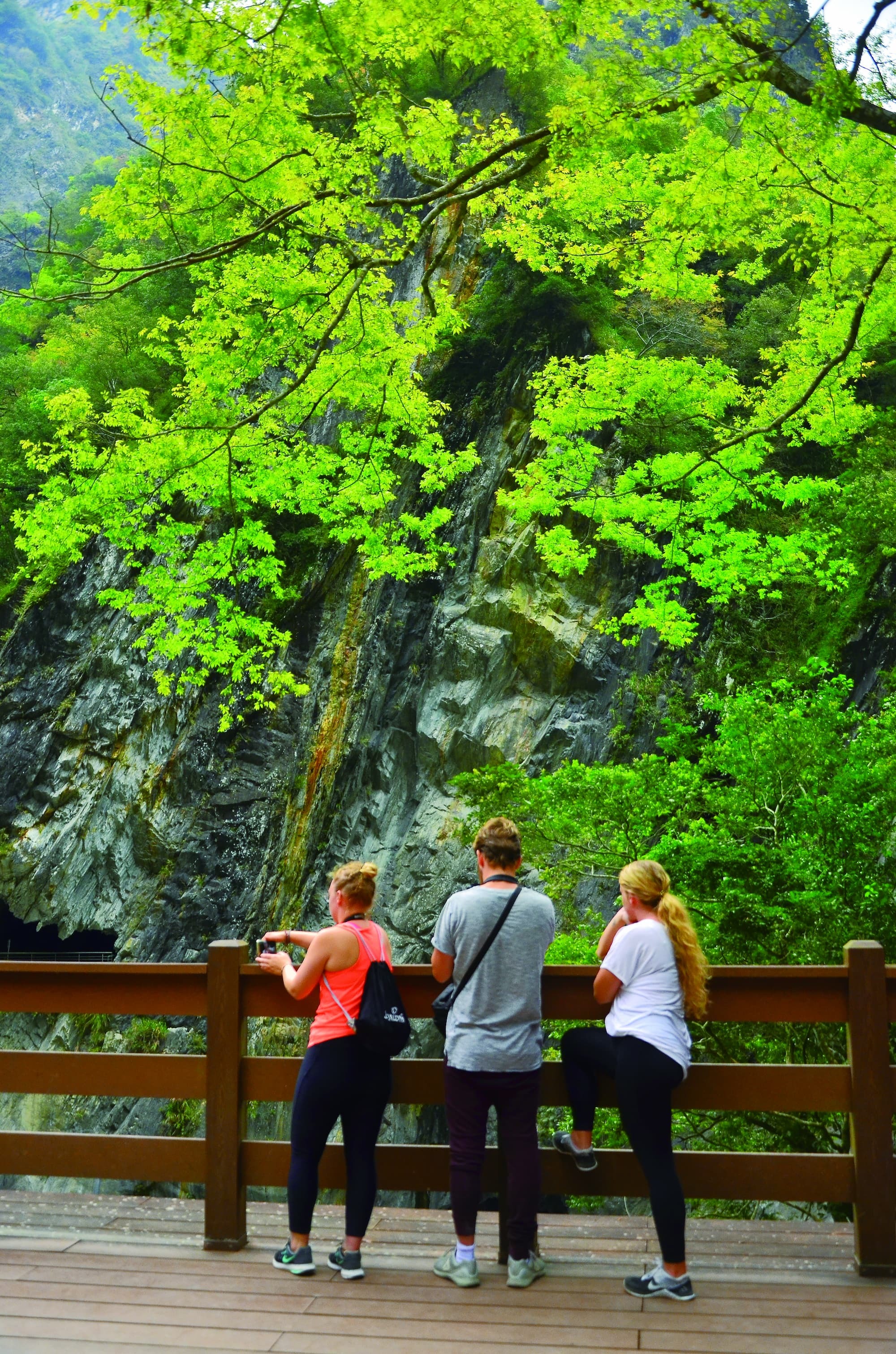 Foreign visitors to Taroko may find connections to their own cultures while 
taking in its magnificent scenery.
